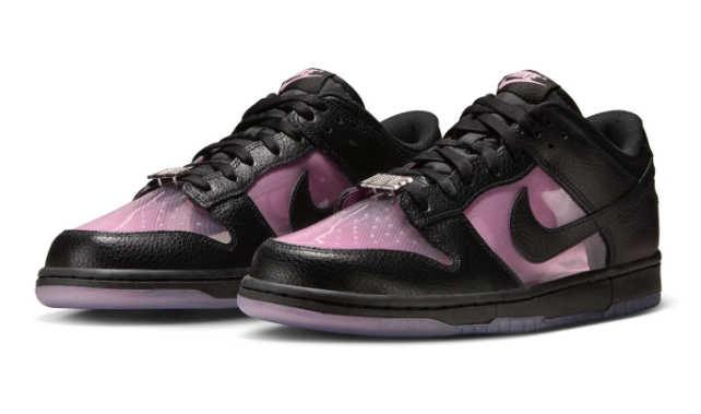 Nike Dunk Low Retro Premium 'Transparent' – Black & Pink